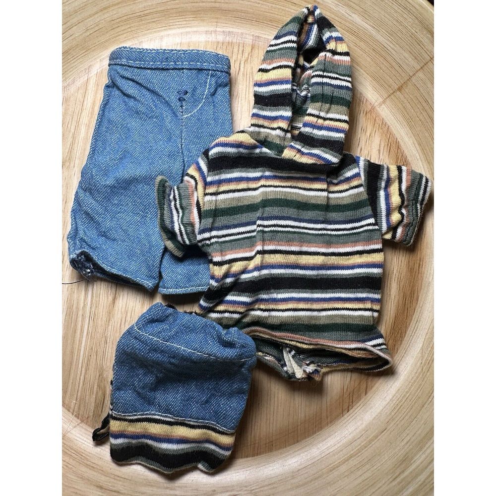 1994 Vintage Mattel Shaving Fun Ken Outfit 3pc Set Shirt Backpack Bag Shorts